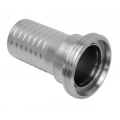 Female fitting with hose shank 