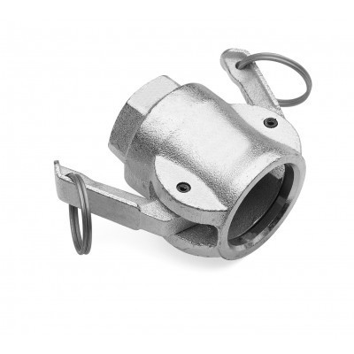 Female fitting with female thread EN ISO 228-1 (BSP) with 2 levers - malleable iron