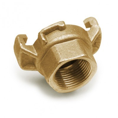 Fitting with female thread EN ISO 228-1 (BSP) - brass