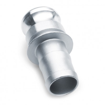 Fitting type E with hose shank  - aluminium