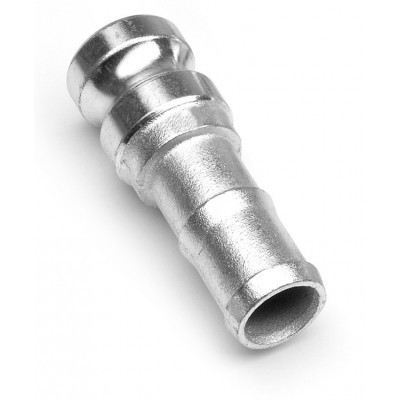 Male fitting with hose shank - malleable iron