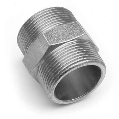 Adattatore a doppio rodaggio conico con filettatura maschio EN ISO 228-1 (BSP)&nbsp;- acciaio al carbonio