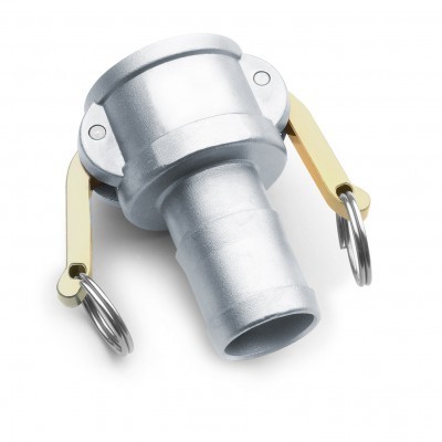 Fitting type C with hose shank - aluminium