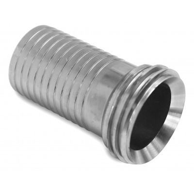 Male fitting with trapezoidal thread - carbon steel