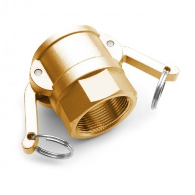 Reducing female adaptor type D 3/4 with female BSP thread G 1/2 - brass