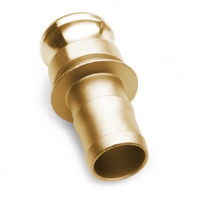Fitting type E with hose shank - brass