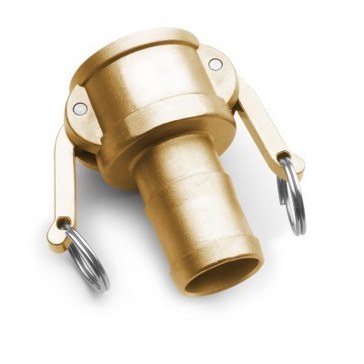 Fitting type C with hose shank - brass