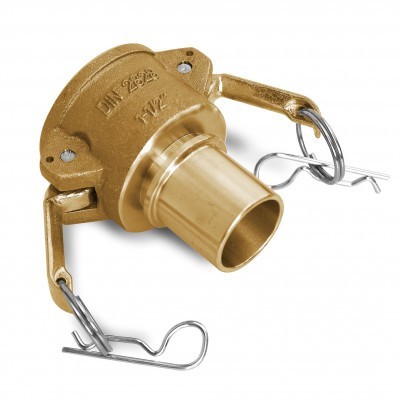 Fitting type C with hose shank - brass