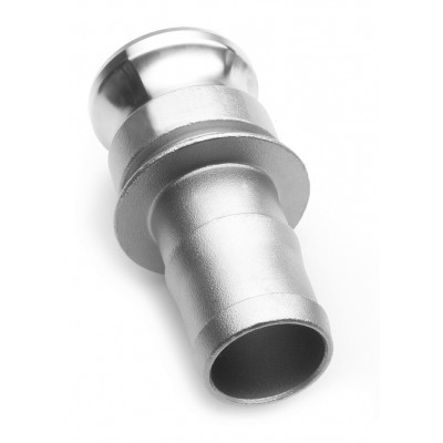 Fitting type E with hose shank  - stainless steel AISI 316