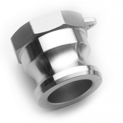 Fitting type A with female BSP thread - stainless steel AISI 316
