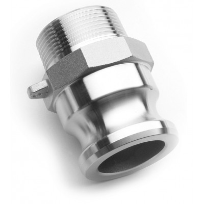Raccordo Per Tubo Flessibile Filettato Maschio SS304 – Acciaio Inox 55° BSPT 3/8'' X 10mm, Connettore A Coda Spinata