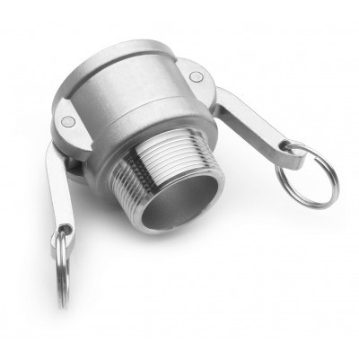 Raccordo Per Tubo Da Giardino In Ottone Massiccio - Attacco Maschio Da 1/2" A 3/4" Con Fascetta Inox - Connettore Antigoccia Per Irrigazione E Lavaggio