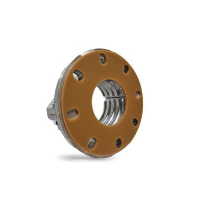 Flanged half shells Volga fra with NR solid gasket 