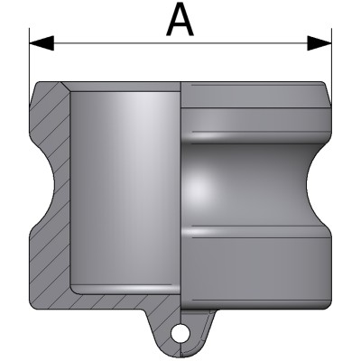 Tappo tipo DP - acciaio inox AISI 316